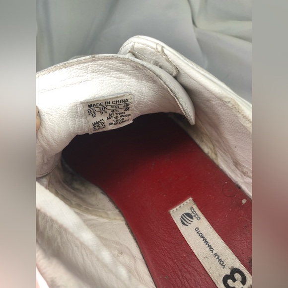 Super Rare Y-3 Adidas with abstract Yohji Yamamoto 12 white & Red - Picture 13 of 14